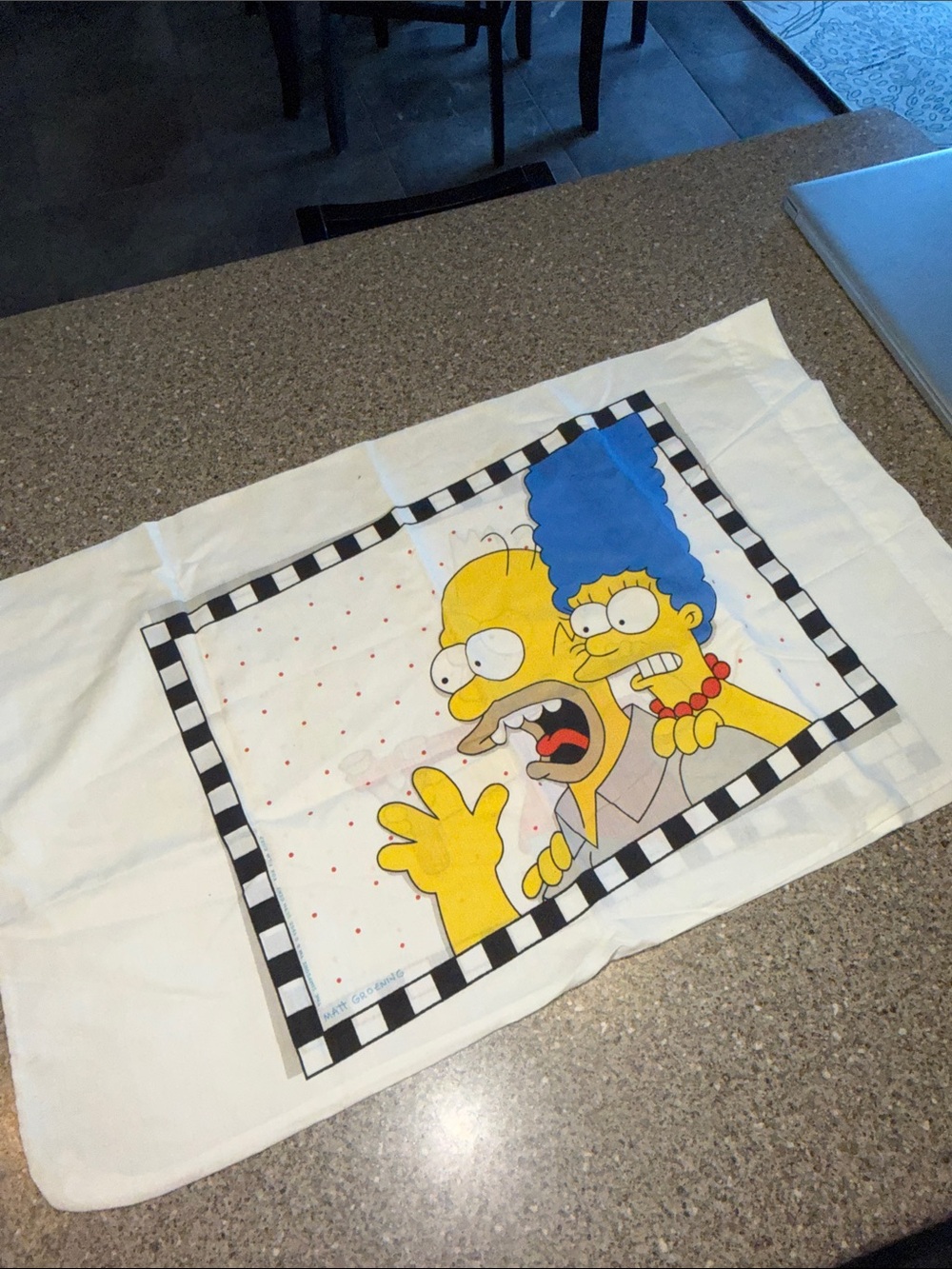 The Simpsons Pillowcase 1990 vintage